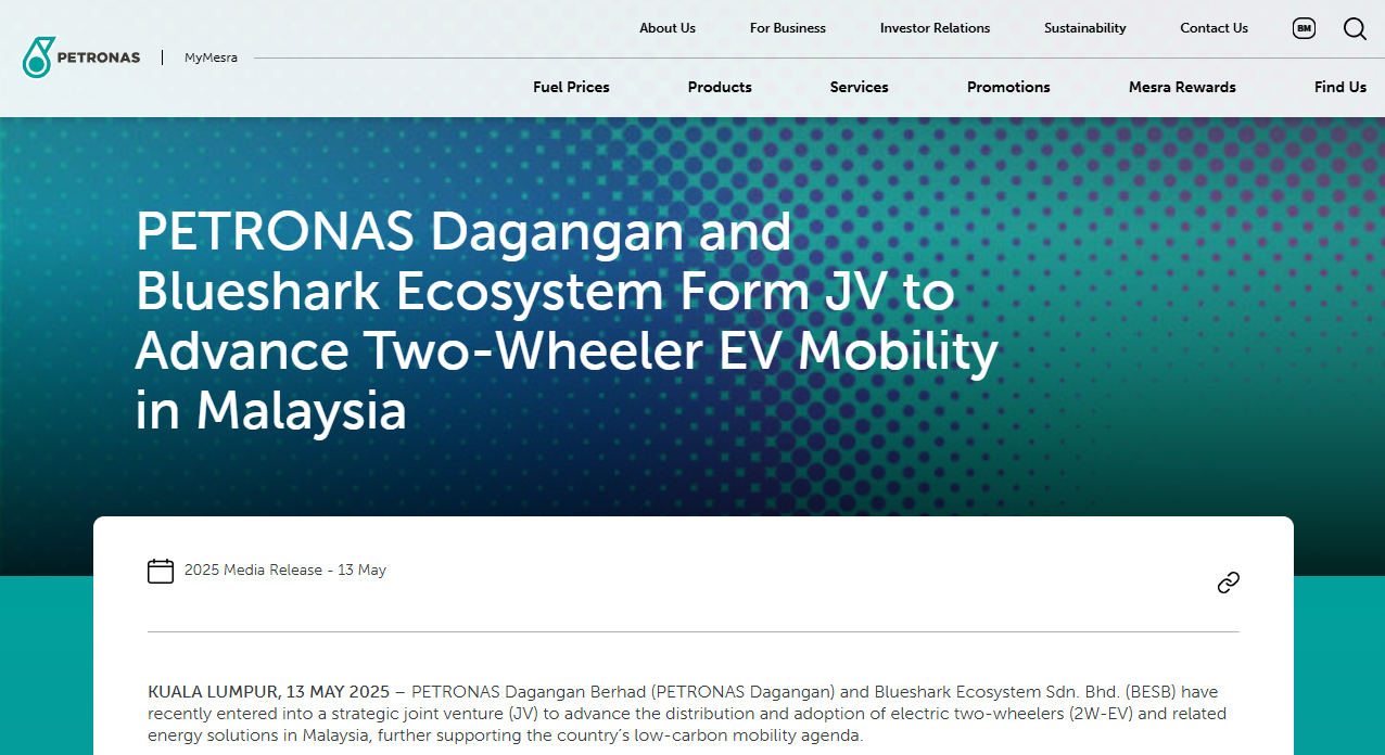 PETRONAS Media Release